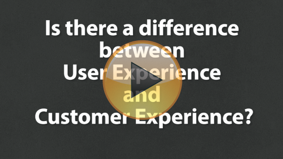user experience and customer experience