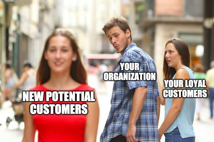 customer loyalty meme