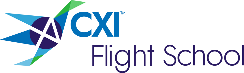 CXI flight school logo dark tm
