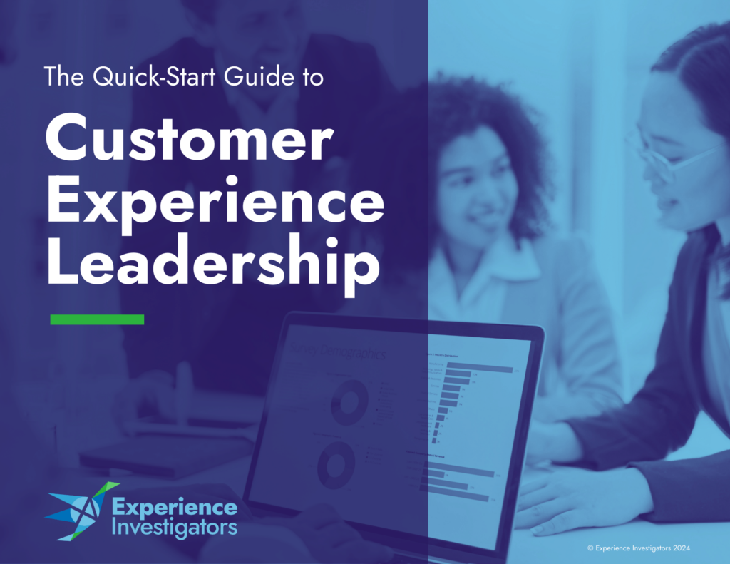 Quick Start Guide to CX Leadership - cover